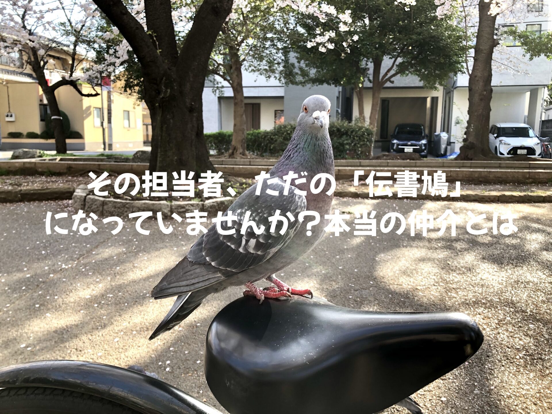 その担当者、ただの「伝書鳩」になっていませんか？本当の仲介とは